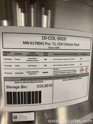 Coluna de Cromatografia aço inox Mann Welding 80 Gallon