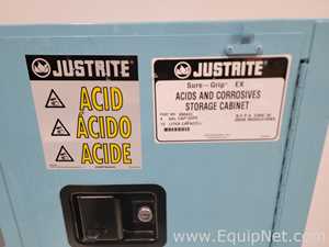 Lot of 2 JustRite Flammable Safety Storage Cabinet