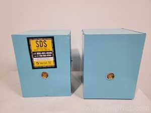 Lot of 2 JustRite Flammable Safety Storage Cabinet