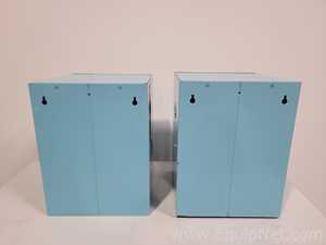 Lot of 2 JustRite Flammable Safety Storage Cabinet