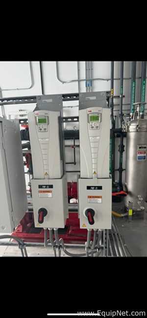 Lot of 2 ABB Group HVAC Variable Frequency Drives