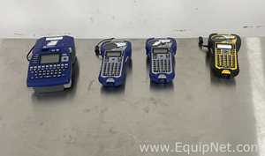 Lot of 3 Brady BMP21 and 1 BMP-51 Hand Held Labelers
