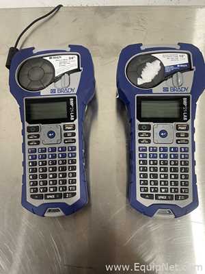 Lot of 3 Brady BMP21 and 1 BMP-51 Hand Held Labelers