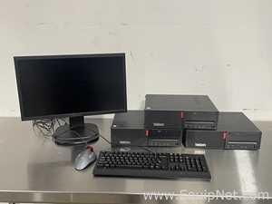 Lote de 3 Equipo de Computación Lenovo ThinkCentre