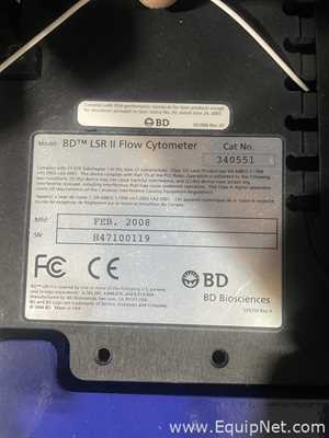 BD Biosciences BD LSR II Flow Cytometer  with Facsflow Supply System