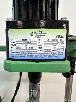 Reactor Chemglass Inc Requisitos de aire  