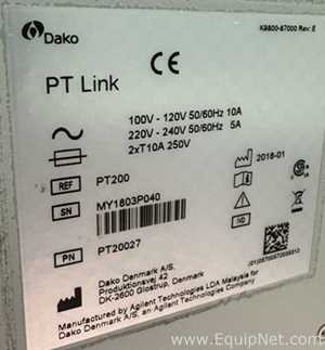 Equipamento de Preparação de Amostras Dako PT Link PT200