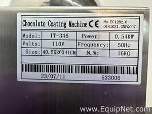 Maquinaria para Proceso de Alimentos Chocolate Coating Machine IT-346