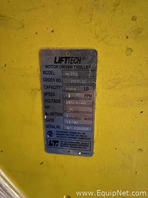 Lote de  Polipasto Budgit 1 Ton.  1 Toneladas