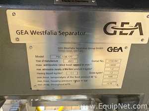 GEA Westfalia Separator Group FTC 1-06-107 Stainless Steel Separator Centrifuge