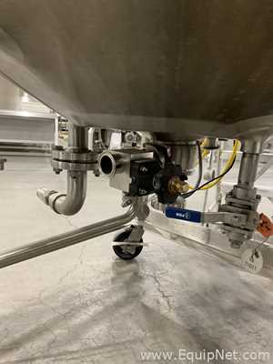 Feldmeier Equipment 400 Liter Jacketed Mobile Mixing Tank
