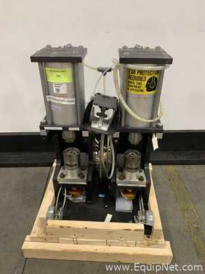 Fabco-Air Dual Station Semi-automatic Pneimatic Press - Crimping Press