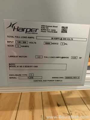 Harper International NE-3.5D30-RT-1200 Electric Rotary Furnace