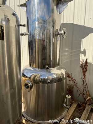 Unused 500 Liter Per Hour Single Effect Stainless Steel Evaporator
