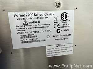 Agilent 7700 Series G3281A ICP-MS Mass Spectrometer with Autosampler