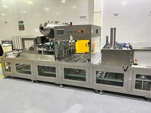 Alpha-Pack ATPS-5660 Automatic Tray Or Cup Filling With Top Sealing And Lidding System