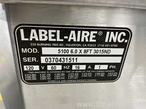 Rotuladora Label Aire Inc. 3015ND-1000 6.  6 Polegadas