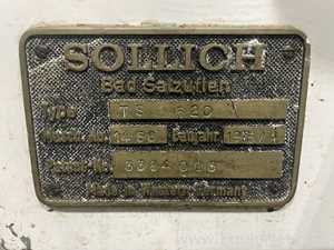 Sollich Chocolate Enrobing Machine TS620