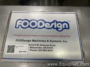 Foodesign Nut Frying Line With Infeed Conveyor, Cooling Tunnel And Salter Quick Coat