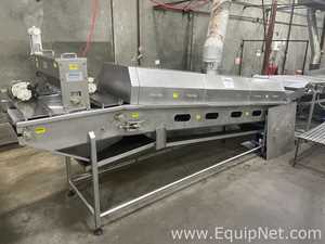 Foodesign Nut Frying Line With Infeed Conveyor, Cooling Tunnel And Salter Quick Coat