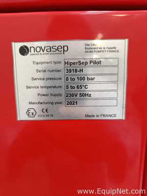 Novasep Process Hipersep Pilot HPLC Skid System