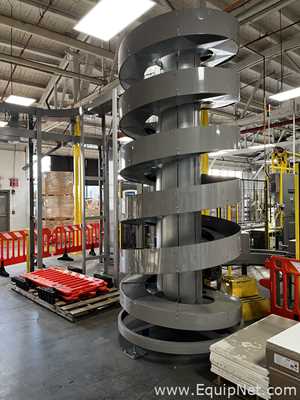 Ryson Elevated Conveyor System - Two Vertical Sprial Conveyors Plus Elevated Conveyor System - LN52