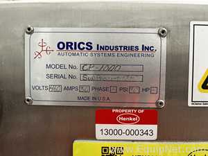 Tampadora Orics Industries Inc. CP-1000