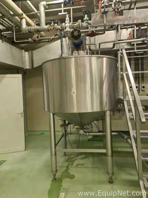NNP Stainless Steel Jacketed 1500L Mixing Vessel