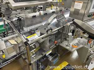 Weiler VRD-1000L High Speed Pressure Sensitive Vert. Roller Inline Labeler with Accum. Table
