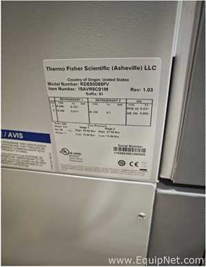 Congelador Thermo Scientific RDE50086FV