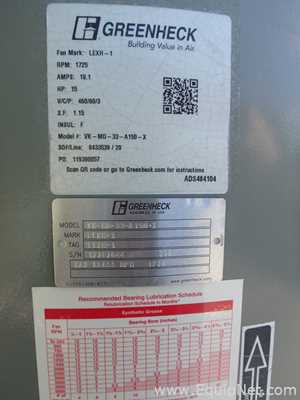 Greenheck Vektor-MD Laboratory Mounted Blower - Fan