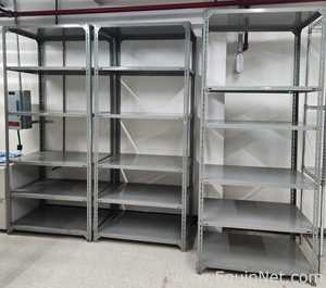 Lot of 3 Storage Racks