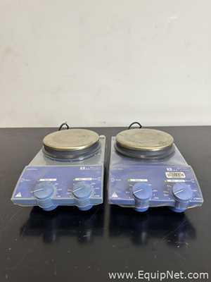 lote de  2 Agitador e Placa de Aquecimento IKA Ret Basic S1