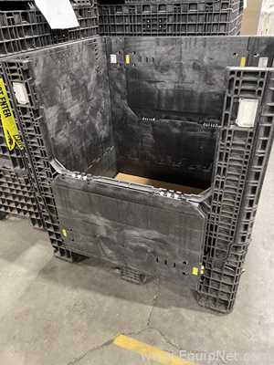 Lot Of 10 Orbis Heavy Duty Collapsible Storage Bins