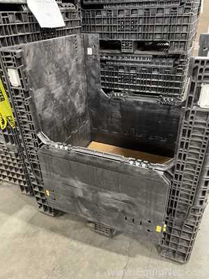 Lot Of 10 Orbis Heavy Duty Collapsible Storage Bins
