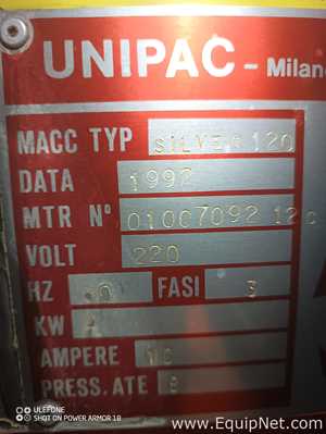 Linha de Envase de Bisnagas UNIPAC ROMACO Silver 120