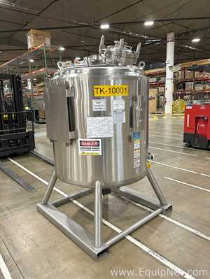 DCI 1000 Liters 316 Stainless Steel Jacketed Tank with Agitator