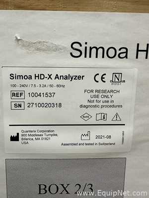 Analisador de Imunoensaio Quanterix HD-1 Simoa