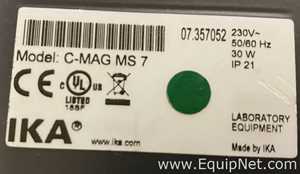 Lot of 3 IKA C-MAGHS7 Magnetic Stirrer