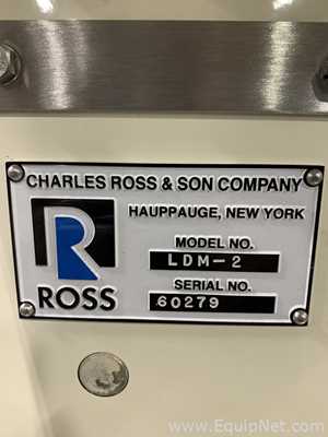 Charles Ross LDM-2 Laboratory Dual Blade Planetary Mixer