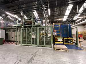 OCME POrionB Palletiser with Clevertech PF80 Wrapper and Avery Dennison Labeller - Lines 4 and 7