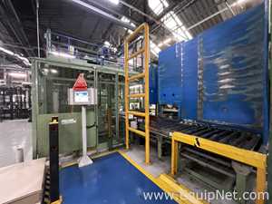 OCME POrionB Palletiser with Clevertech PF80 Wrapper and Avery Dennison Labeller - Lines 4 and 7