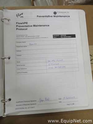C Technologies Inc FlowVPE In Line Process Monitoring and Control System