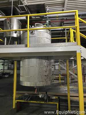 Tanque aço inox CMC Letco Industries .  900 Galão