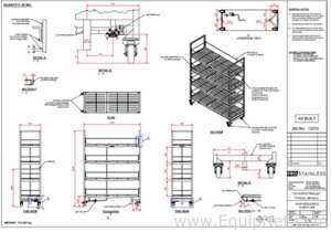 Lot of 13 ProStainless 4-Tier Bottle Freezer Trolleys