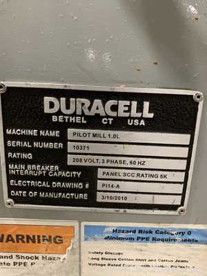 Eiger Machinery M1000 Mini Mill Laboratory Bead Mill