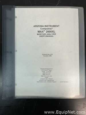 Analisador de Umidade Arizona Instruments Computrac