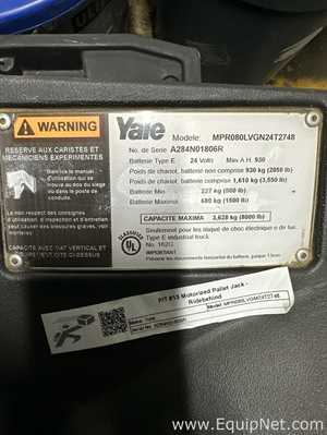 Yale MPR080LVGN24T2748 Motorized Pallet Jack With Charger