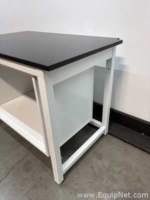 Lot of 10 Four Foot Black Top Lab Benches