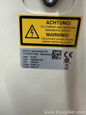 Buchi B-290 Mini Spray Dryer With B-295 Inert Loop And B-296 Dehumidifier